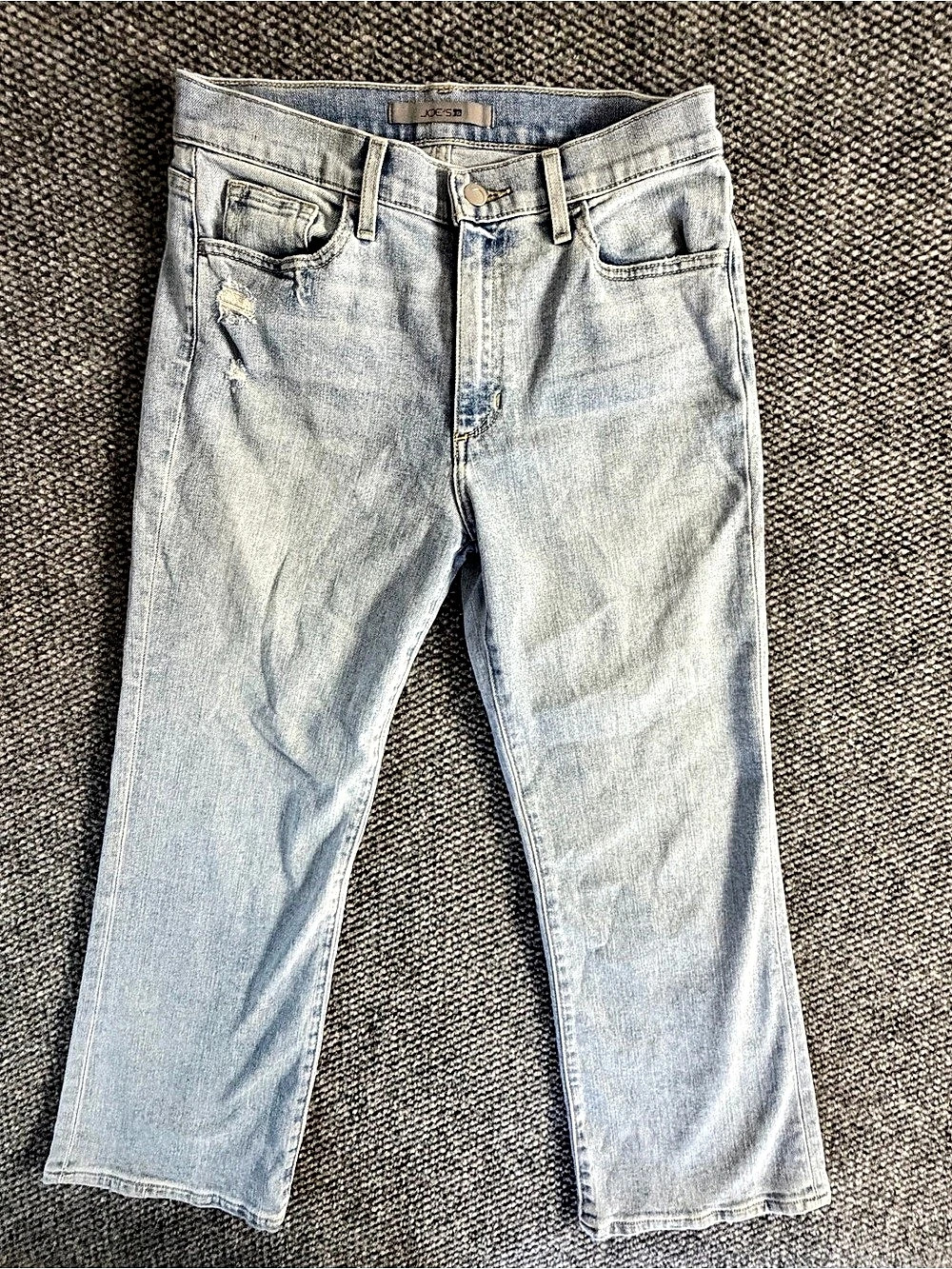 Joe's Jeans High-Rise Dashwood Straight Leg Jeans Blue Waist 28